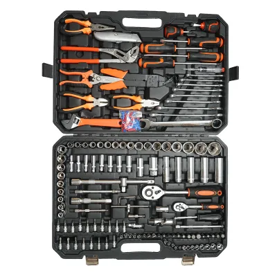 Set di chiavi a bussola, chiavi inglesi, punte torx con utensili e attrezzi 160 pezzi Breckner Germany - immagine 2