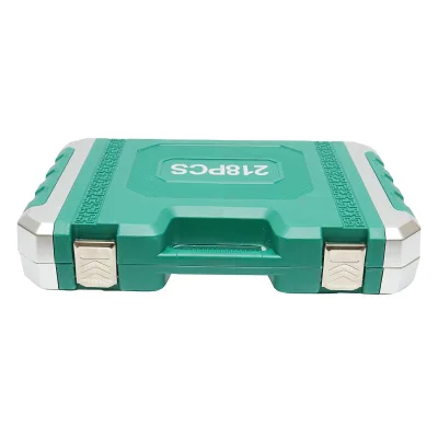 Set di chiavi a bussola, esagonale, presa profonda 4-32 mm, chiavi fisse 8-19 mm, inserti, torx, esagonali, scanalati 218 pezzi Breckner Germany - immagine 5