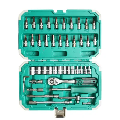 Set di chiavi a bussola, torx, esagonali con cricchetto 46 pezzi Breckner Germany - immagine 3
