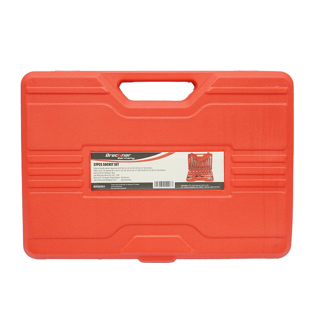 Set di chiavi a cricchetto bussola combinate 37 pezzi Set di chiavi 37 pezzi Breckner Germany - immagine 2