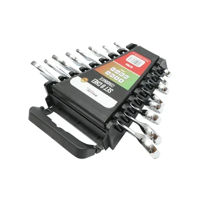Set di chiavi combinate e anelli 6-19mm 8 pezzi Breckner Germany - immagine 4