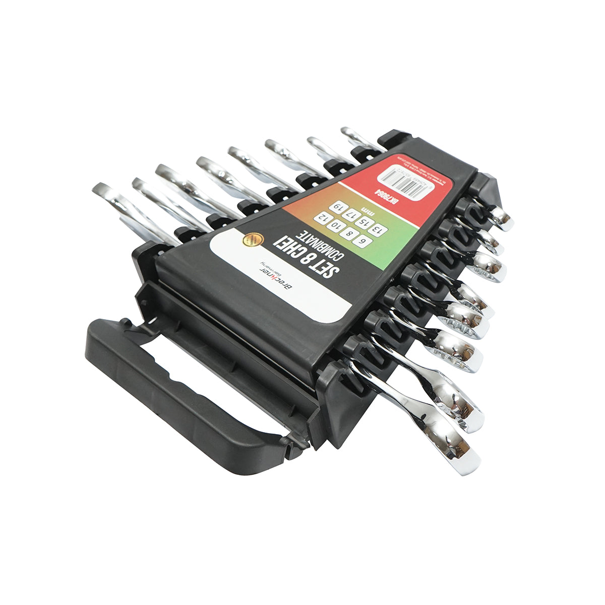 Set di chiavi combinate e anelli 6-19mm 8 pezzi Breckner Germany - immagine 4
