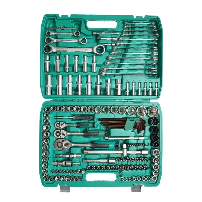 Set di chiavi combinate, a bussola, aperte, torx, esagonali, a cricchetto, 151 pezzi Breckner Germany - immagine 3