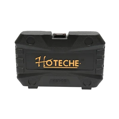 Set di chiavi e punte 46 pezzi Set di chiavi a bussola cricchetto 1/4" Hoteche - immagine 4