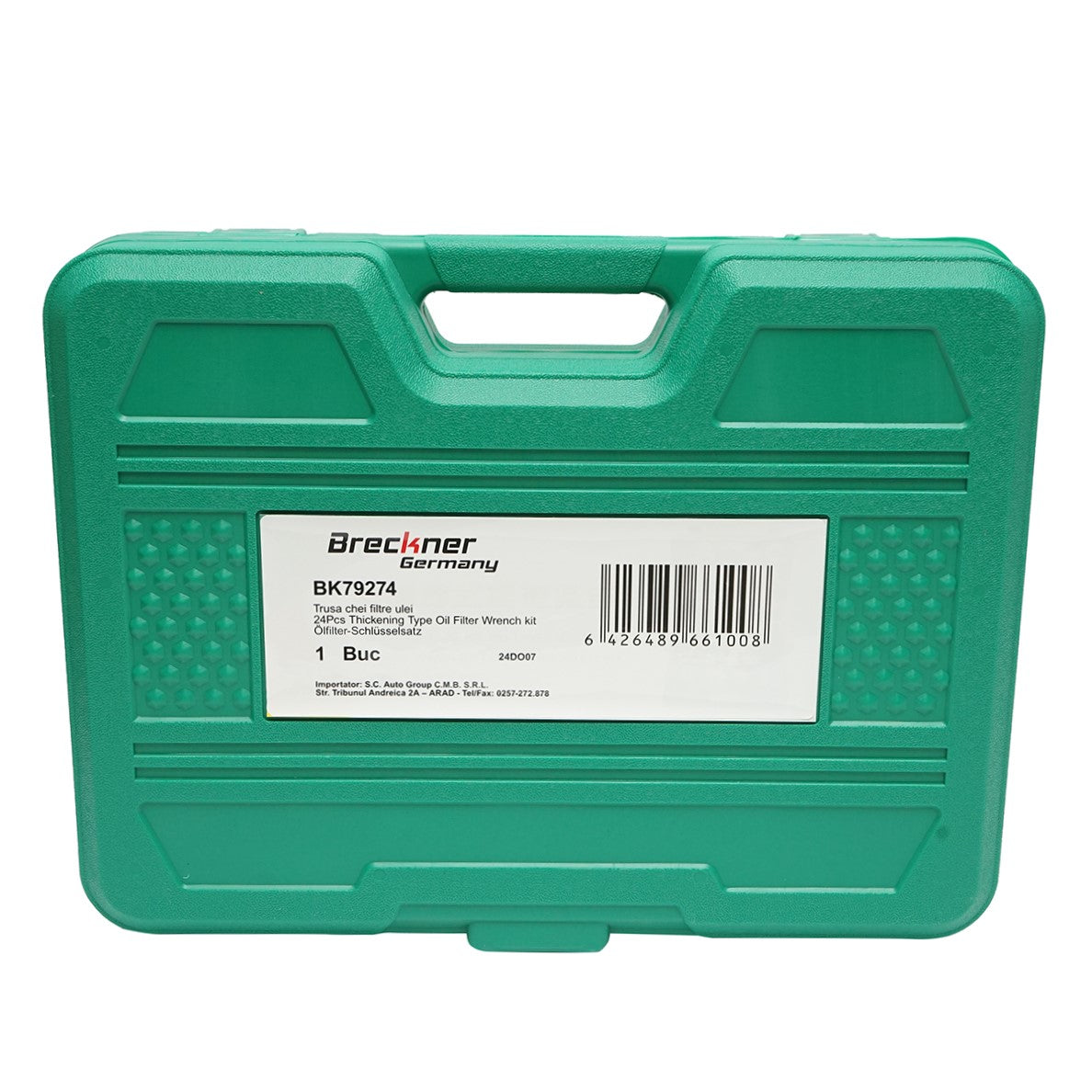 Set di chiavi per filtri dell'olio, 24 pezzi, Breckner Germany - immagine 2