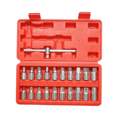 Set di chiavi per tappi coppa olio con profilo quadrato, esagonale, torx 21 pezzi Breckner Germany - immagine 2