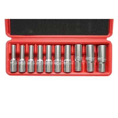 Set di chiavi tubolari E-Torx E8–E24, attacco quadro da 1/2", 10 pezzi - immagine 3