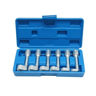 Set di chiavi tubolari per iniettori e condutture, dimensioni 12, 14, 16, 17, 18, 19 mm, Breckner Germany