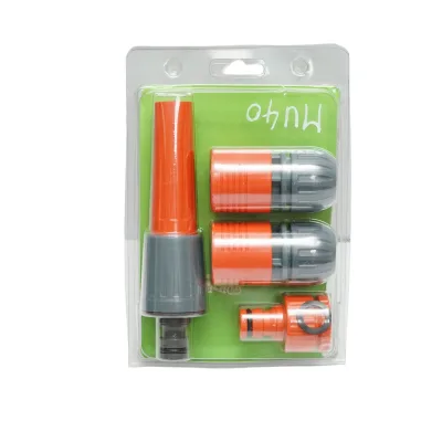 Set di connettori con testa regolabile 1/2 per tubo da giardino. - immagine 2