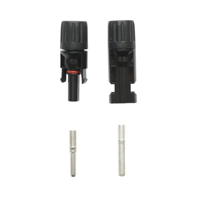 Set di connettori MC4, 1000 V, 45 A per cavo pannello solare da 6 mm