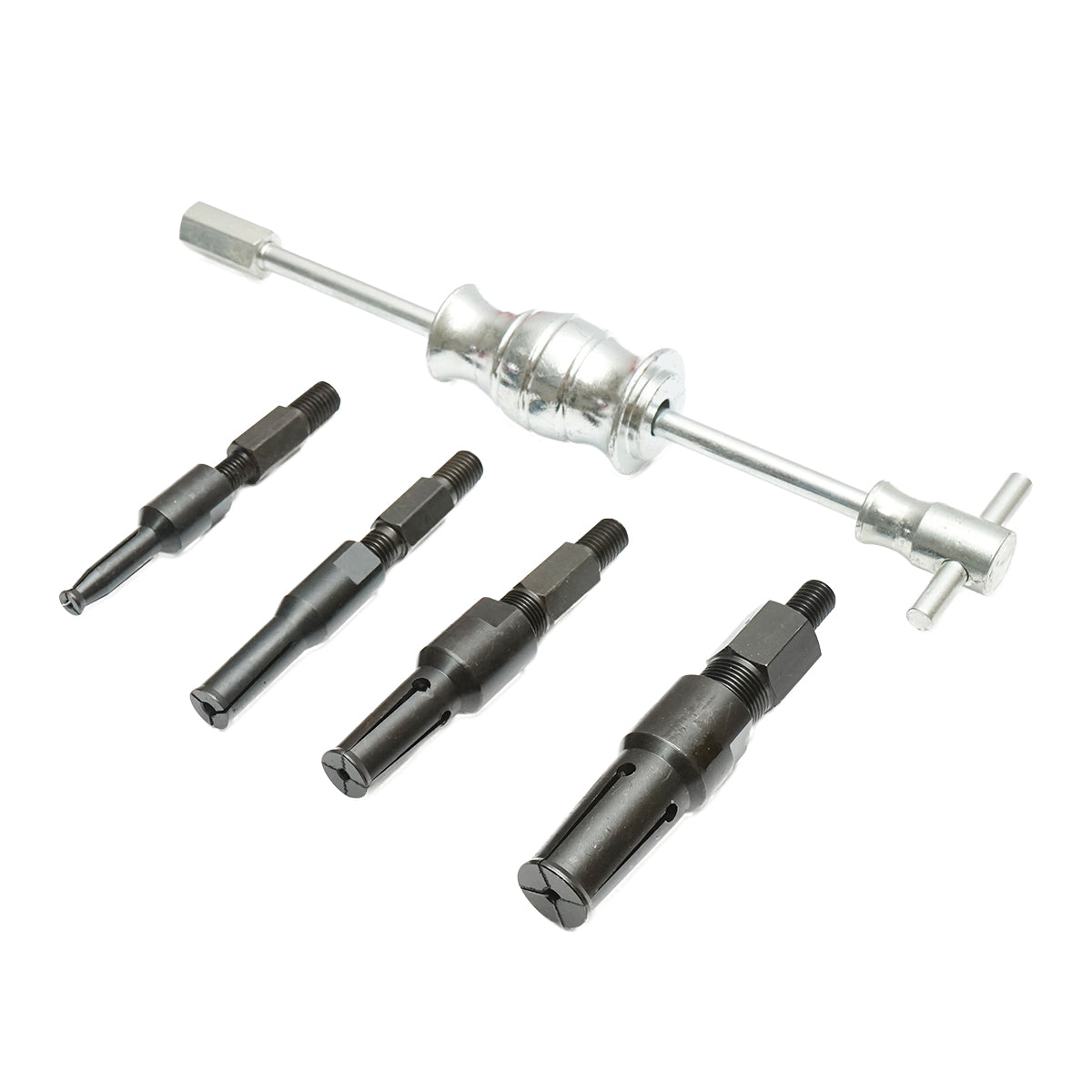Set di estrattore per iniettori, boccole, cuscinetti interni con martello scorrevole inerziale 10-32mm - immagine 3