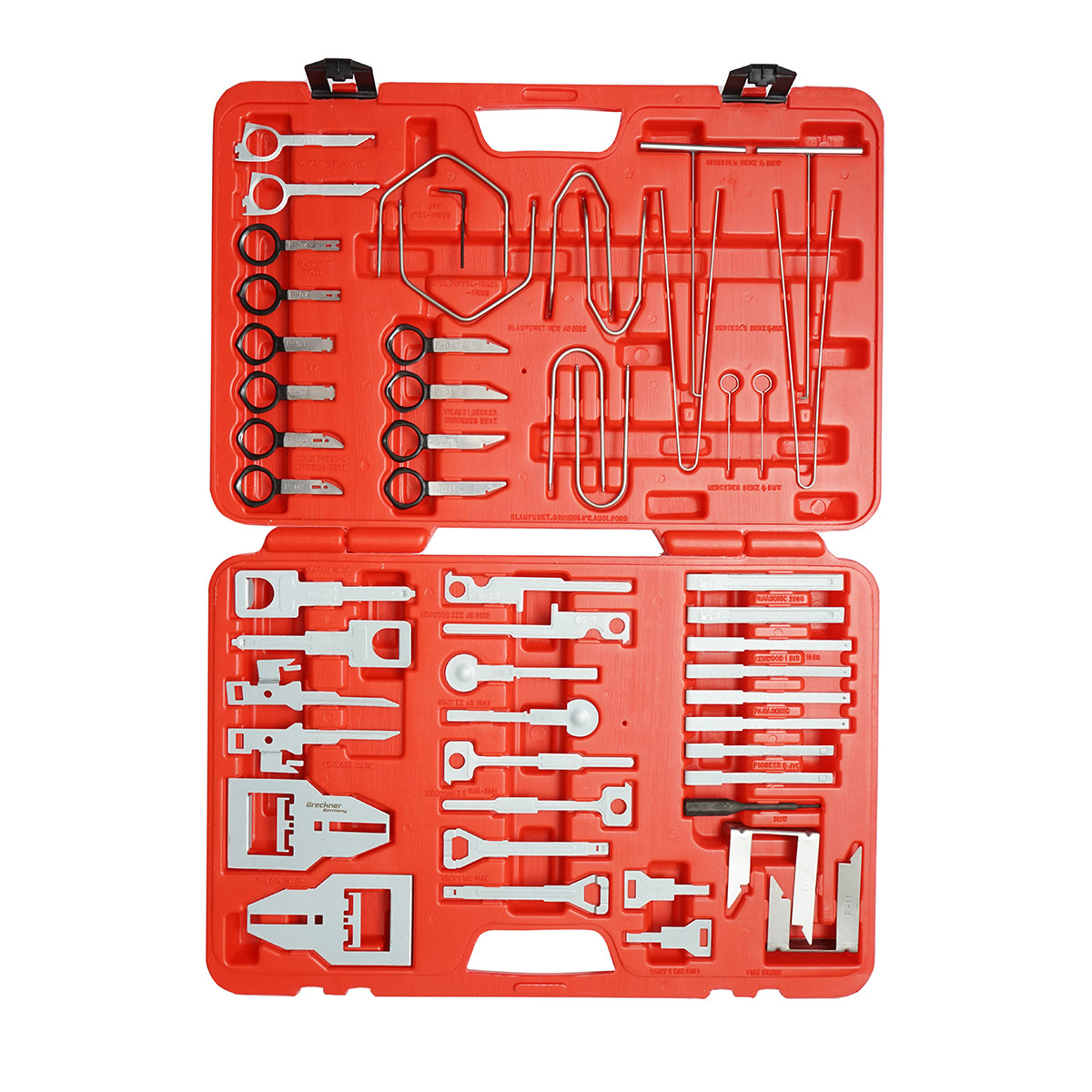 Set di estrattori per rimuovere radio/navigazione auto 52 pezzi Breckner Germany - immagine 3