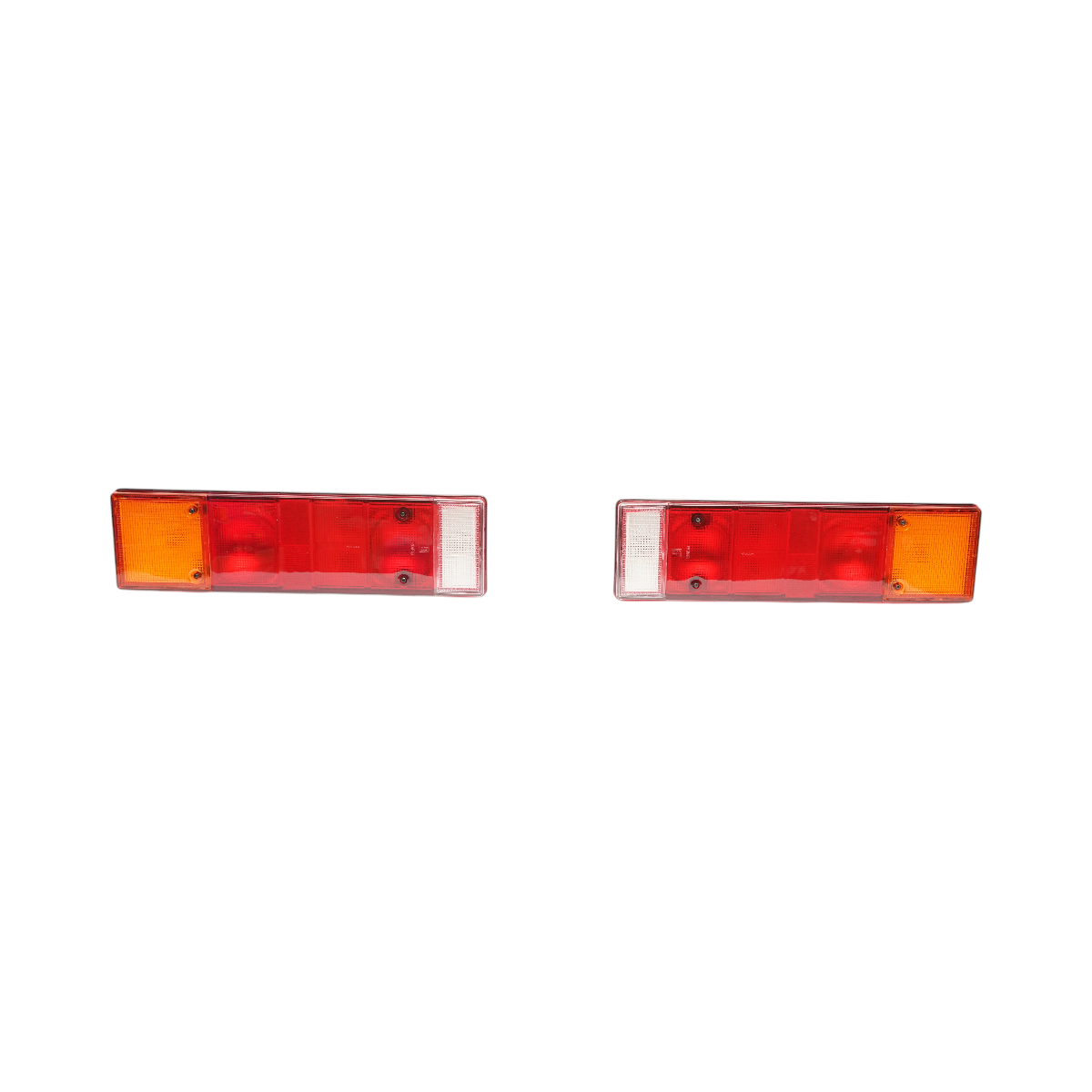 Set di fanali posteriori per camion 24V sinistra-destra con 6 funzioni 454x103x131mm Breckner Germany