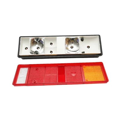 Set di fanali posteriori per camion 24V sinistra-destra con 6 funzioni 454x103x131mm Breckner Germany - immagine 3