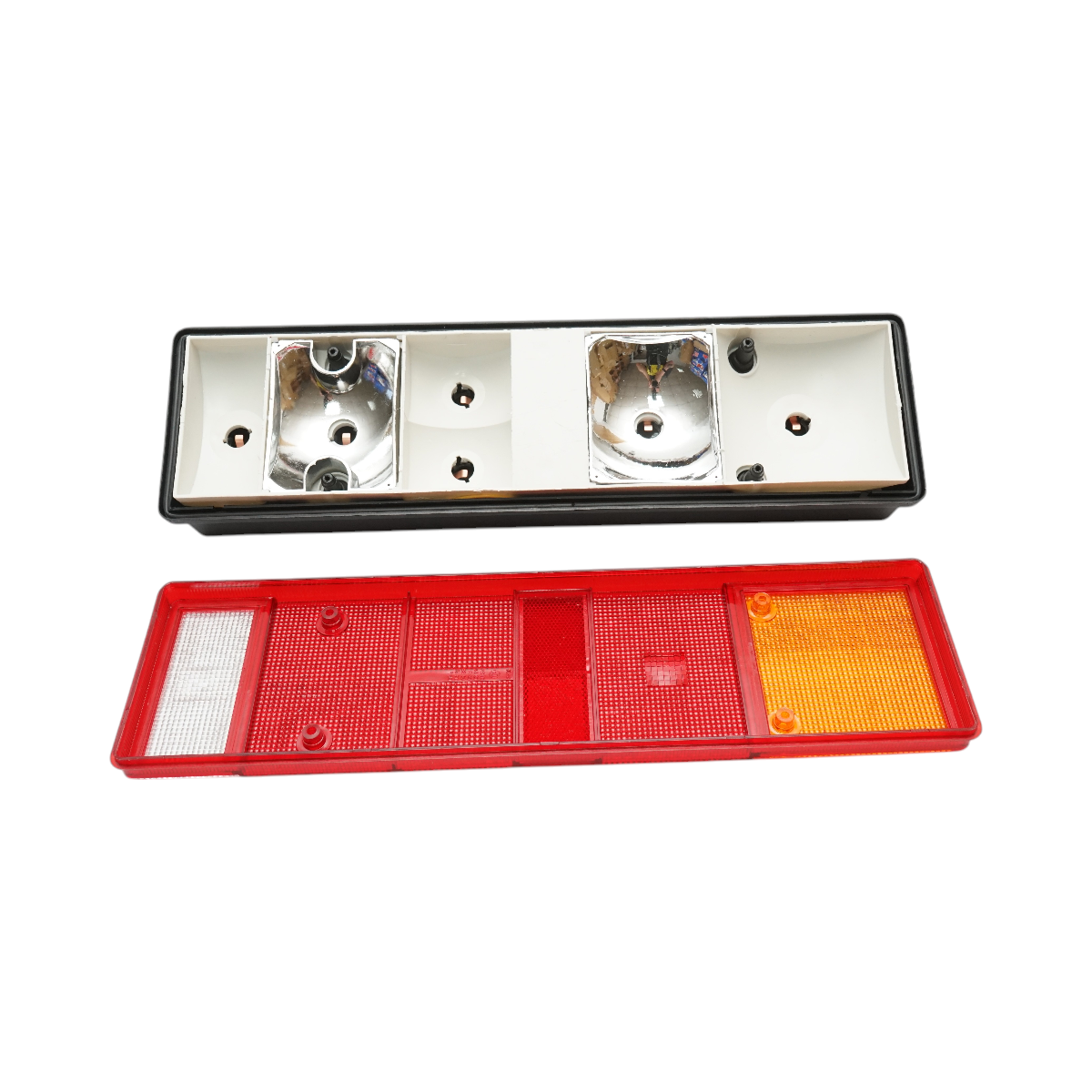 Set di fanali posteriori per camion 24V sinistra-destra con 6 funzioni 454x103x131mm Breckner Germany - immagine 3