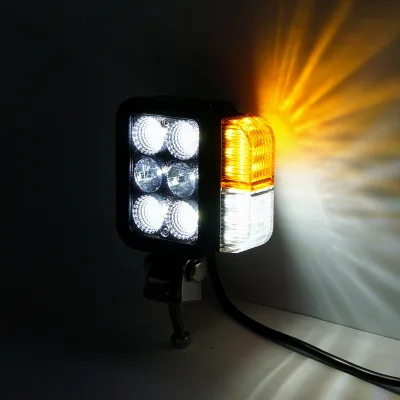 Set di fari universali per trattore, sinistra e destra, con LED 10-80V, temperatura colore 6000K, posizioni LED da 3W e segnalazione LED da 3W, Breckner Germany - immagine 2
