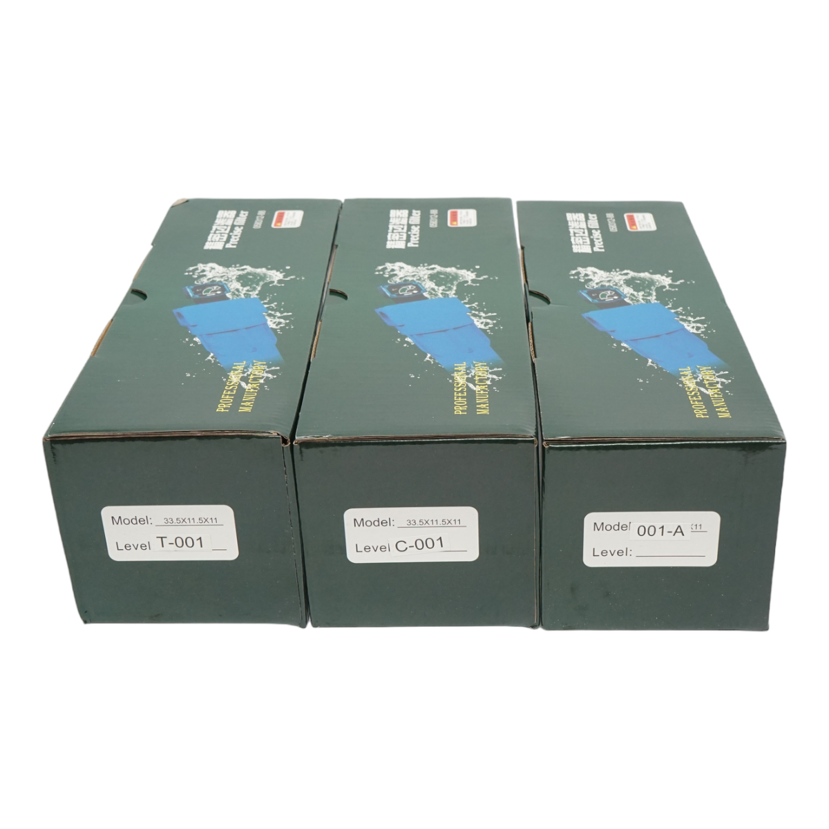 Set di filtri A,C,T-001 per compressore d'aria a vite 11KW/15A, GK63 - immagine 3