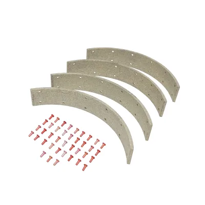 Set di ganasce freno Massey Ferguson, codice OEM Ford 1851062M91, 1851063M91, 3620600M91, 81717317, 81717321, 957E-2021-B, 957E2019A, 957E2021B, 1020, 1020R, 71717000, VPJ8222, 404-2