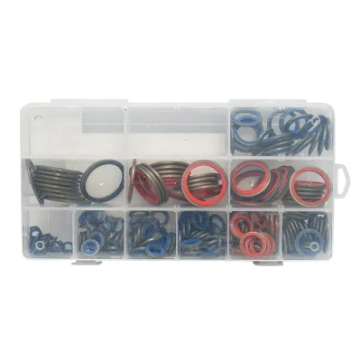 Set di guarnizioni in metallo e gomma (rondelle combinate) BSP 205 pezzi - immagine 2