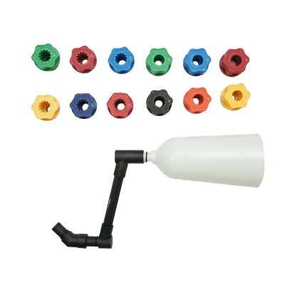 Set di imbuto e adattatori speciali per cambio olio, 15 pezzi Breckner Germany - immagine 4