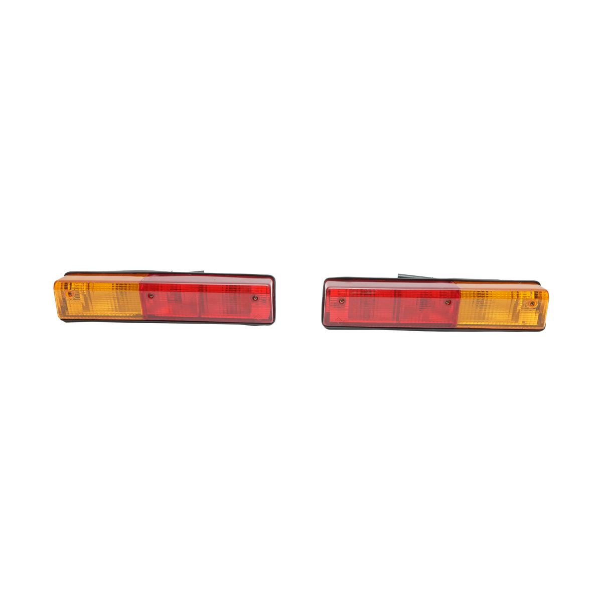 Set di indicatori di direzione posteriori e di stop 12V sinistra/destra 301x65x100mm