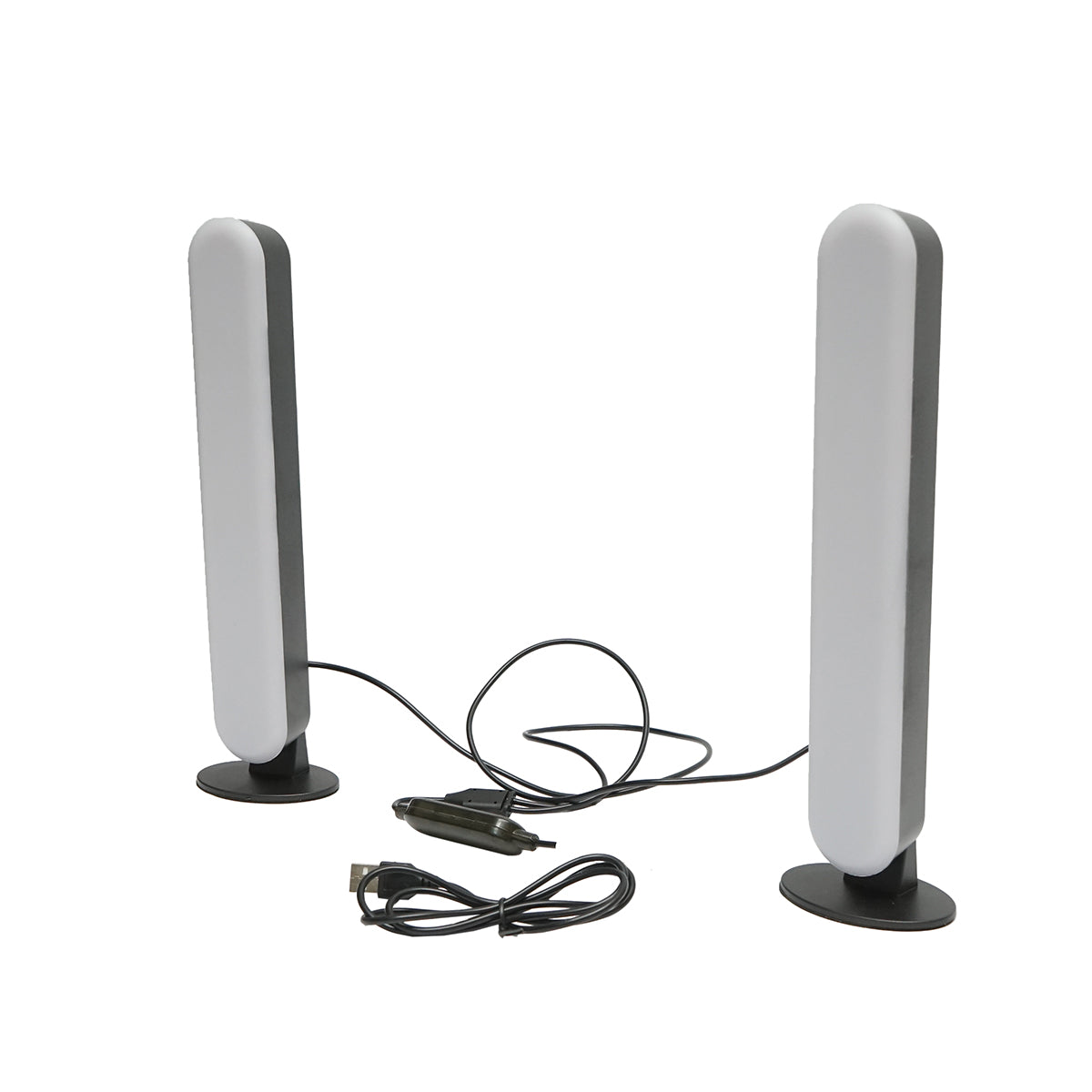 Set di lampade decorative LED RGB da 5W, dimmerabili, controllo vocale, modalità musica, dinamica, statica con telecomando, bluetooth, applicazione Raingel - immagine 3