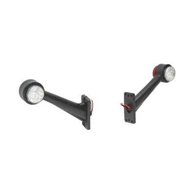 Set di lampade laterali  con LED, 12-24V, rosso-bianco, Breckner Germany - immagine 4