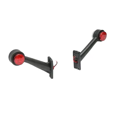 Set di lampade laterali  con LED, 12-24V, rosso-bianco, Breckner Germany - immagine 3