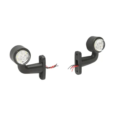 Set di lampade laterali  con LED, 12-24V, rosso-bianco, Breckner Germany, modello FR0103 - immagine 4