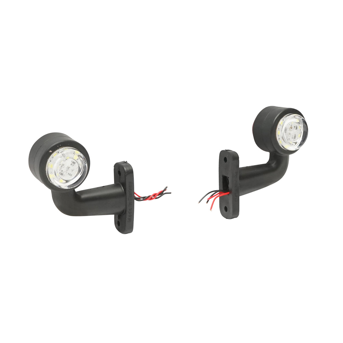 Set di lampade laterali  con LED, 12-24V, rosso-bianco, Breckner Germany, modello FR0103 - immagine 4