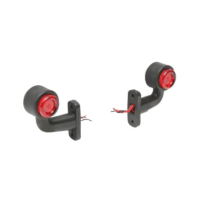 Set di lampade laterali  con LED, 12-24V, rosso-bianco, Breckner Germany, modello FR0103 - immagine 3