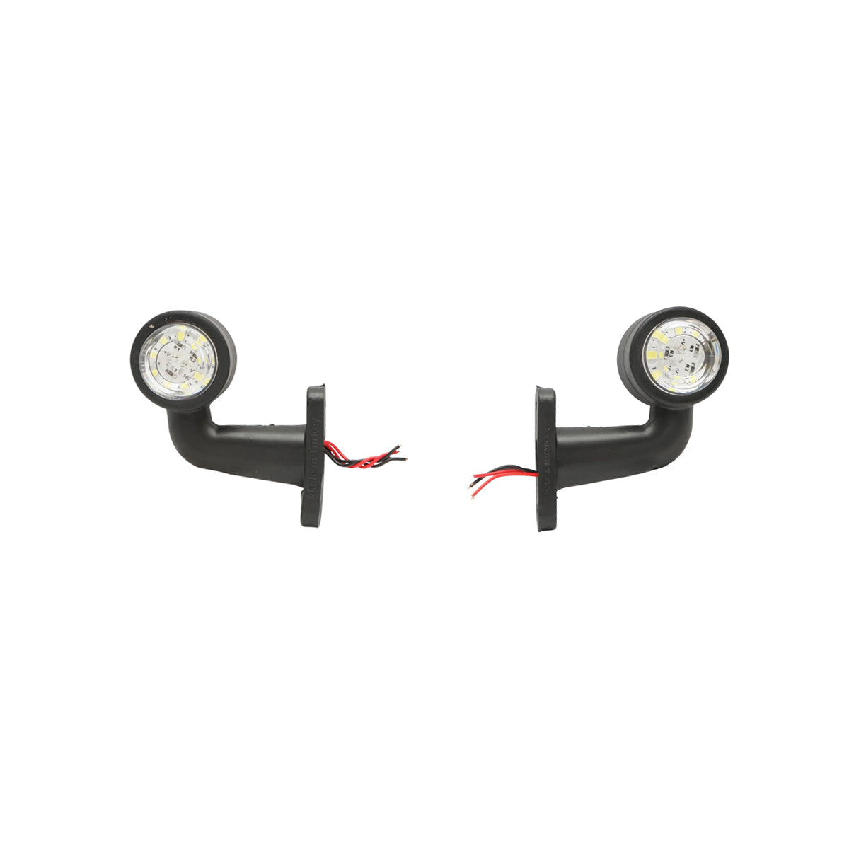 Set di lampade laterali  con LED, 12-24V, rosso-bianco, Breckner Germany, modello FR0103 - immagine 2