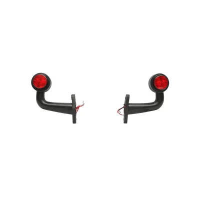 Set di lampade laterali  con LED, 12-24V, rosso-bianco, Breckner Germany, modello FR0115