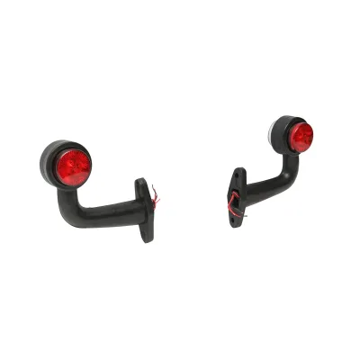 Set di lampade laterali  con LED, 12-24V, rosso-bianco, Breckner Germany, modello FR0115 - immagine 3