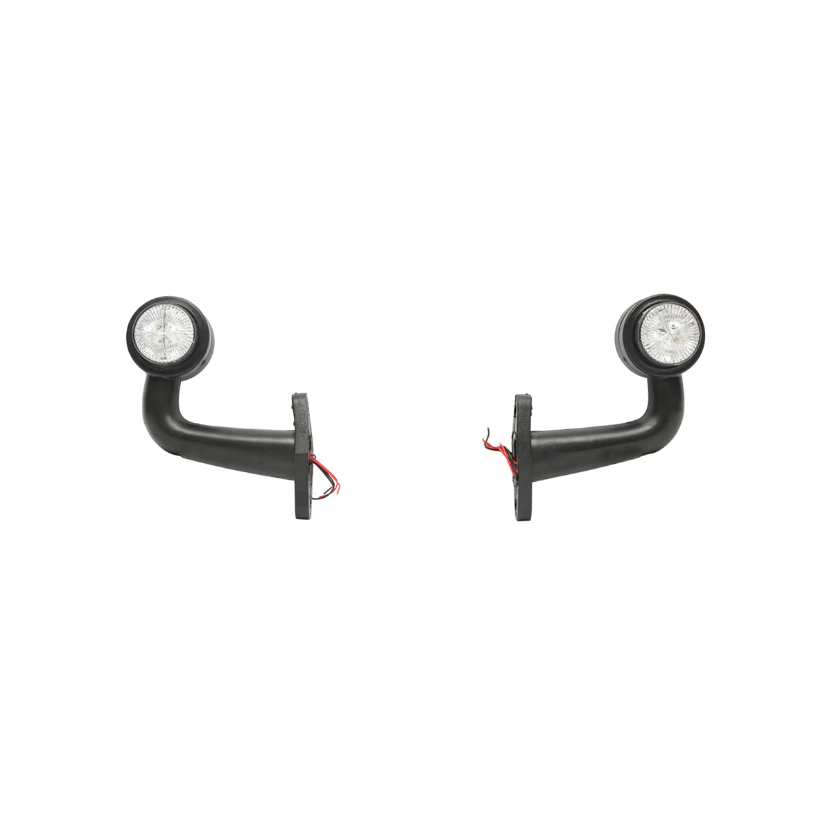 Set di lampade laterali  con LED, 12-24V, rosso-bianco, Breckner Germany, modello FR0115 - immagine 2