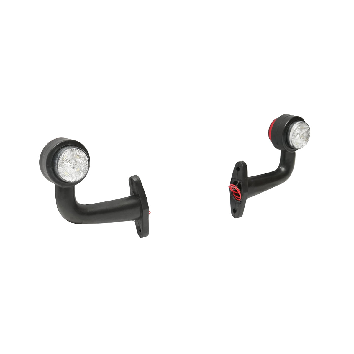 Set di lampade laterali  con LED, 12-24V, rosso-bianco, Breckner Germany, modello FR0115 - immagine 4