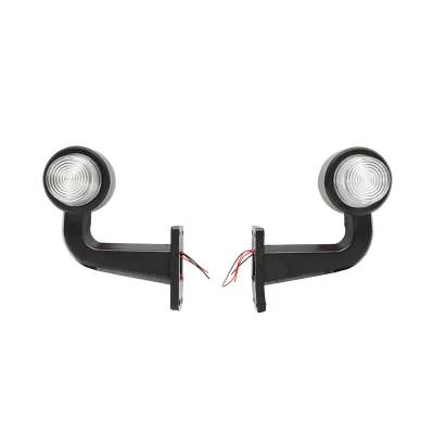 Set di lampade laterali  con LED, 12-24V, rosso-bianco, Breckner Germany, modello FR0147R/W. - immagine 2