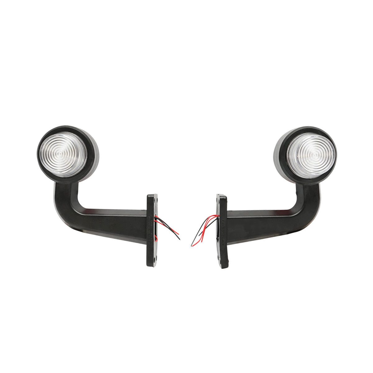 Set di lampade laterali  con LED, 12-24V, rosso-bianco, Breckner Germany, modello FR0147R/W. - immagine 2