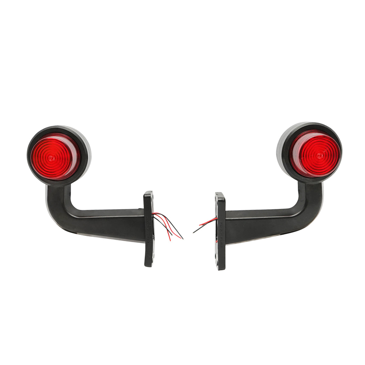 Set di lampade laterali  con LED, 12-24V, rosso-bianco, Breckner Germany, modello FR0147R/W.