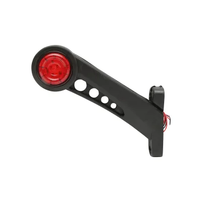 Set di lampade laterali  con LED, 12-24V, rosso-bianco, PVC elastico, Breckner Germany. - immagine 3