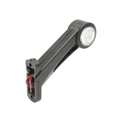 Set di lampade laterali  con LED, 12-24V, rosso-bianco, PVC elastico, Breckner Germany. - immagine 4
