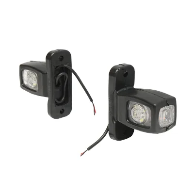 Set di lampade laterali  con LED, 12-24V, rosso-bianco-giallo, Breckner Germany - immagine 2