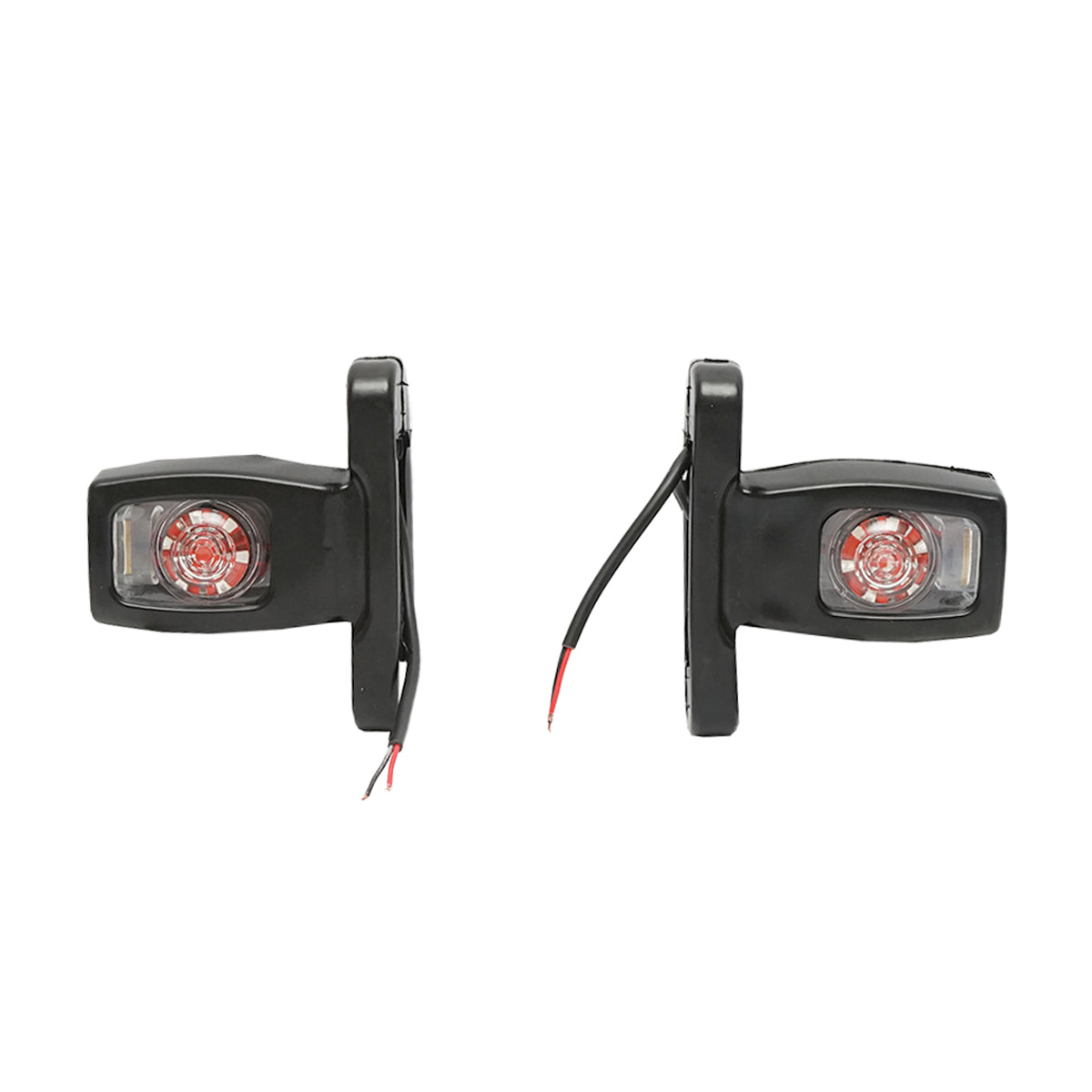 Set di lampade laterali  con LED, 12-24V, rosso-bianco-giallo, Breckner Germany - immagine 3
