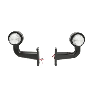Set di lampade laterali  con LED-NEON, 12-24V, rosso-bianco, Breckner Germany, modello FR0148R/W - immagine 2
