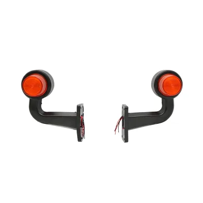 Set di lampade laterali  con LED-neon, 12-24V, rosso-giallo, Breckner Germany, modello FR0148R/Y - immagine 2