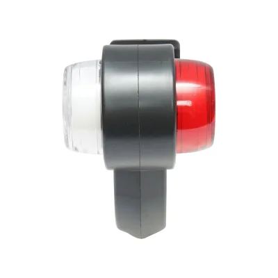 Set di lampade laterali con LED NEON, 12-24V, rosso-bianco, Breckner Germany - immagine 5