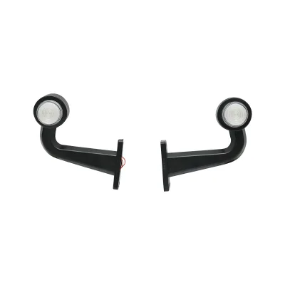 Set di lampade laterali con LED NEON, 12-24V, rosso-bianco, Breckner Germany