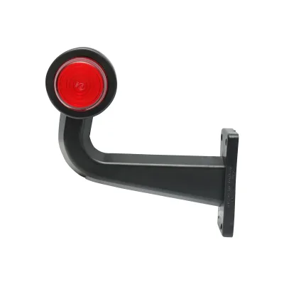Set di lampade laterali con LED NEON, 12-24V, rosso-bianco, Breckner Germany - immagine 3