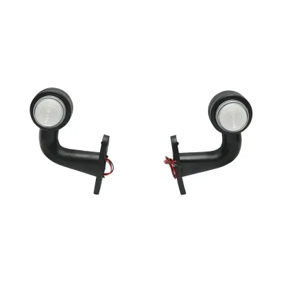 Set di lampade laterali con LED NEON, 12-24V, rosso-bianco, Breckner Germany