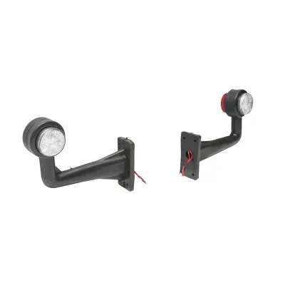 Set di lampade laterali con LED, 12-24V, rosso-bianco, Breckner Germany - immagine 4